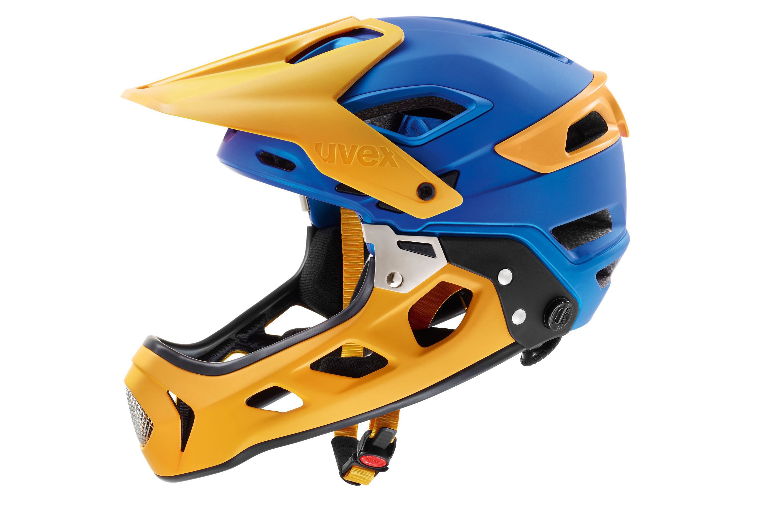 Kask Uvex Jakkyl Hde Full Face Cm Blue Energy Pomara Czowo