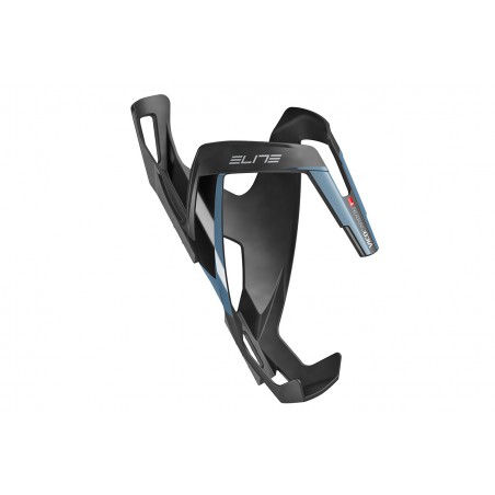 Koszyk bidonu ELITE Vico Carbon czarno-niebieski mat