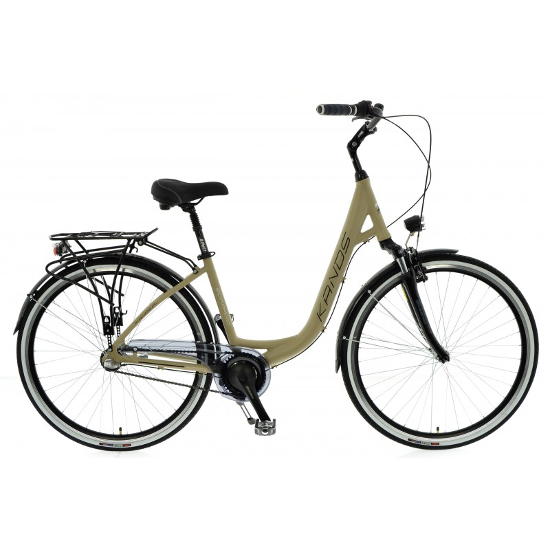 Rower 28 KANDS SOPRANO alum. 3biegi NEXUS kawowy mat 17" Rowery