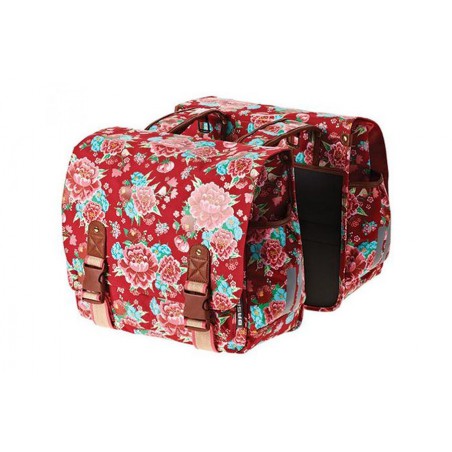 Sakwa na bagaznik BASIL BLOOM GIRLS KIDS DOUBLE BAG 20 L , wodoodporny poliester, scarl BASIL