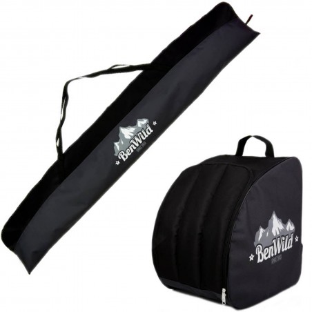 ZESTAW POKROWIEC NA NARTY 160CM + BUTY BENWILD