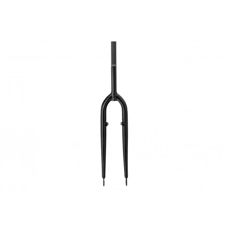 Widelec 28" trekking piwoty stal. 25,4x240x100 gwint czarny