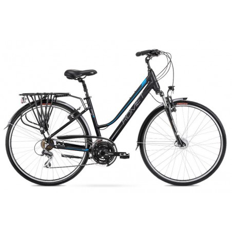Rower 28 ROMET GAZELA 3 czarno-niebieski 18"
