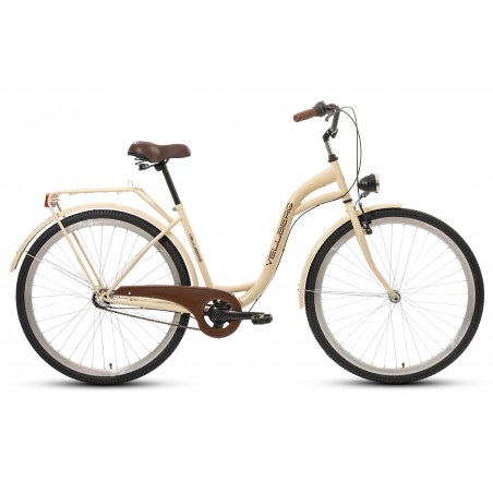 Rower 28 VELLBERG NEXUS stal. 3-biegi kremowy