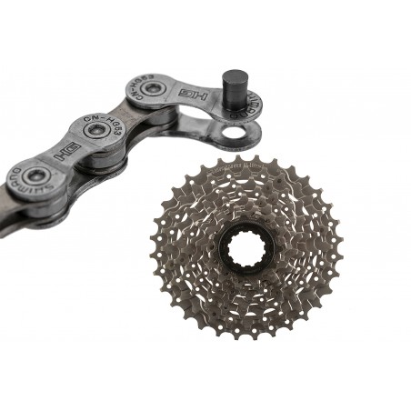 Zestaw SHIMANO kaseta 9 rz. HG300 11-32 + łańcuch HG53
