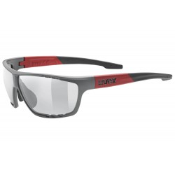 Okulary UVEX SPORTSTYLE 706 grey m.red/mir.sil szare
