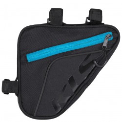 Sakwa pod siodło KELLYS KLS trojkątna WEDGE ECO /blue/ czarno-niebieska
