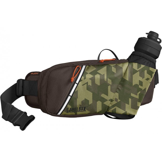 Pas nerka CAMELBAK Podium Flow Belt 21oz Camelflage/Brown Seal zielono-brązowy