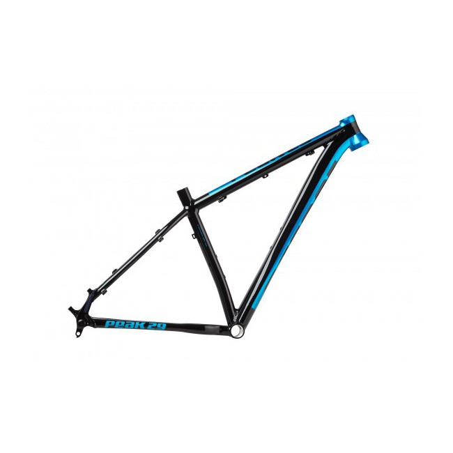 Rama 29 ACCENT MTB Peak 29 Lady TA 12mm S czarno-niebieska, oś 142x12mm