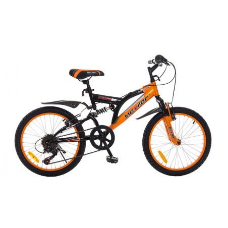 Rower 20'' MEXLLER FOXER AMT czarno-pomarańczowy