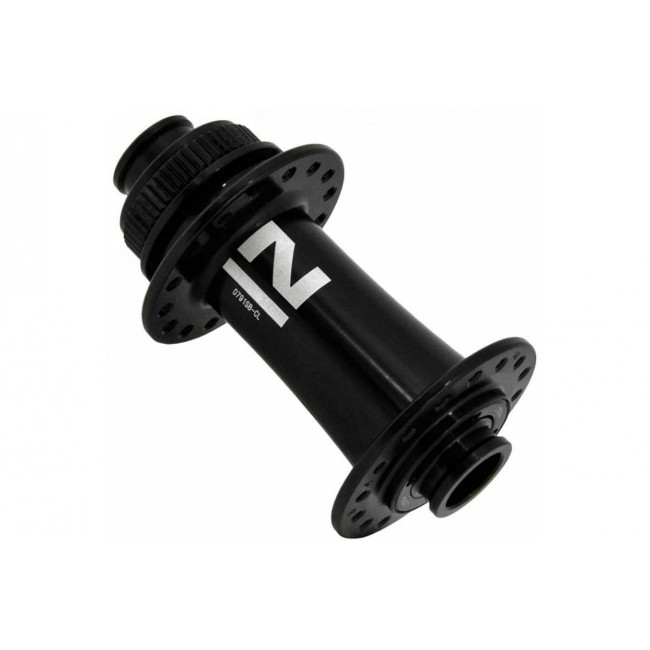 Piasta przednia alu. 32H, Tarcza Center lock, 15mm, czarna /Novatec 791SB/