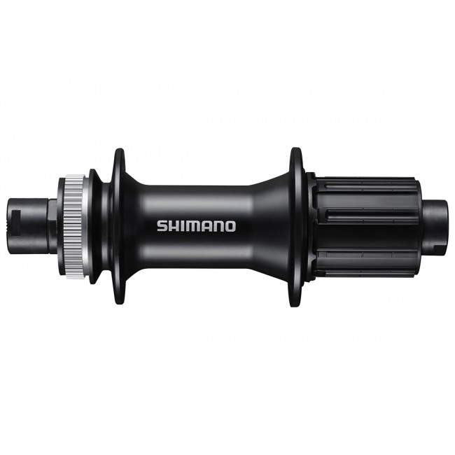 Piasta tylna KASETA alu. 32H, TARCZA Center lock, 12x148, czarna /Shimano Deore FHMT400/