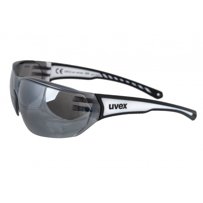 Okulary UVEX SPORTSTYLE 204 black wh/mir silver czarne