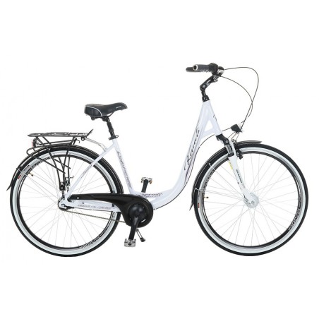 Rower 28 KANDS SOPRANO D AL. tel. NEXUS 7-bieg. prąd.biały 19 2017r