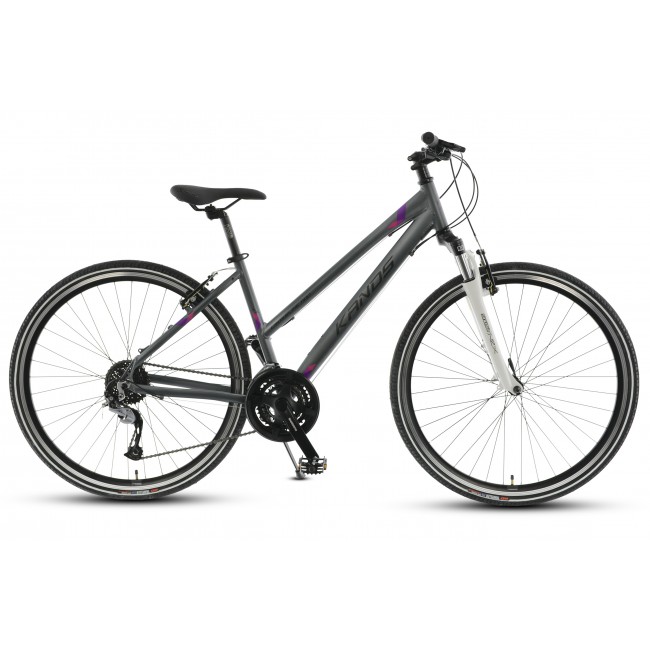 Rower 28 KANDS Cross Line 1100 ACERA D.19" grafitowo-różowy mat