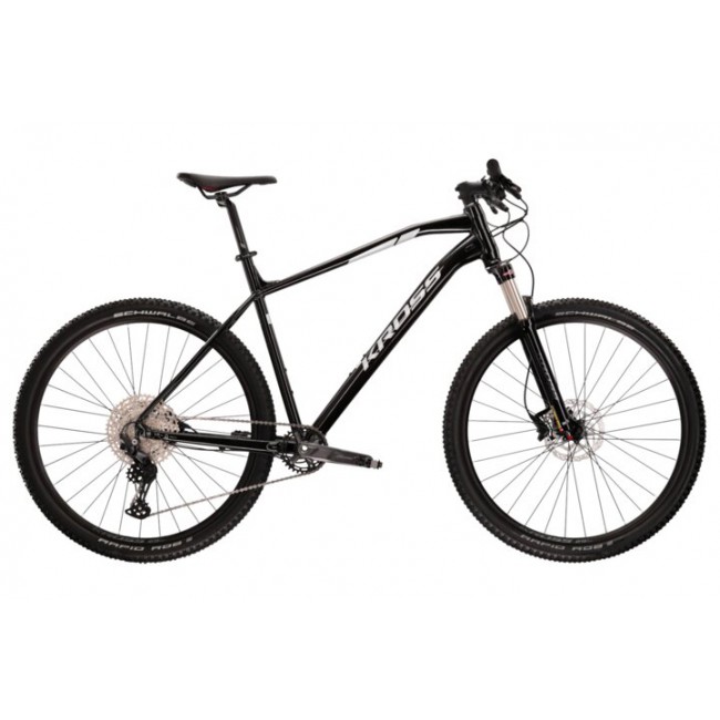 Rower 29 KROSS LEVEL 5.0 czarno-srebrny poł 19" 2021