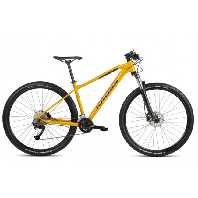Rower 29 KROSS LEVEL 2.0 żółto-czarny poł 19" 2021