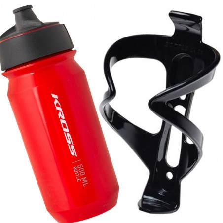 ZESTAW BIDON 0,5L KROSS TEAM EDITION + KOSZYK
