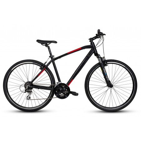 rower VELLBERGEXPLORER 2.2 M cross czarno-czerwony 19