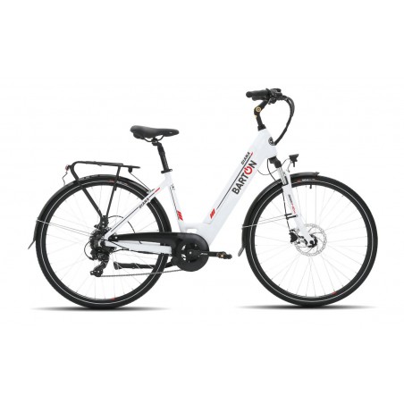 Rower elektryczny 28 BARTON Diana  Tourney  250W 17,5" biały + bateria 36V/11,6Ah