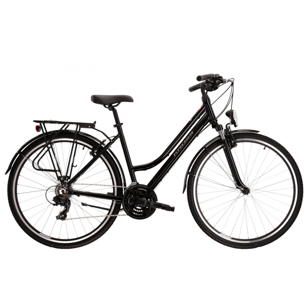 Rower 28 KROSS TRANS 1.0 Damski M czarnoszary poł.