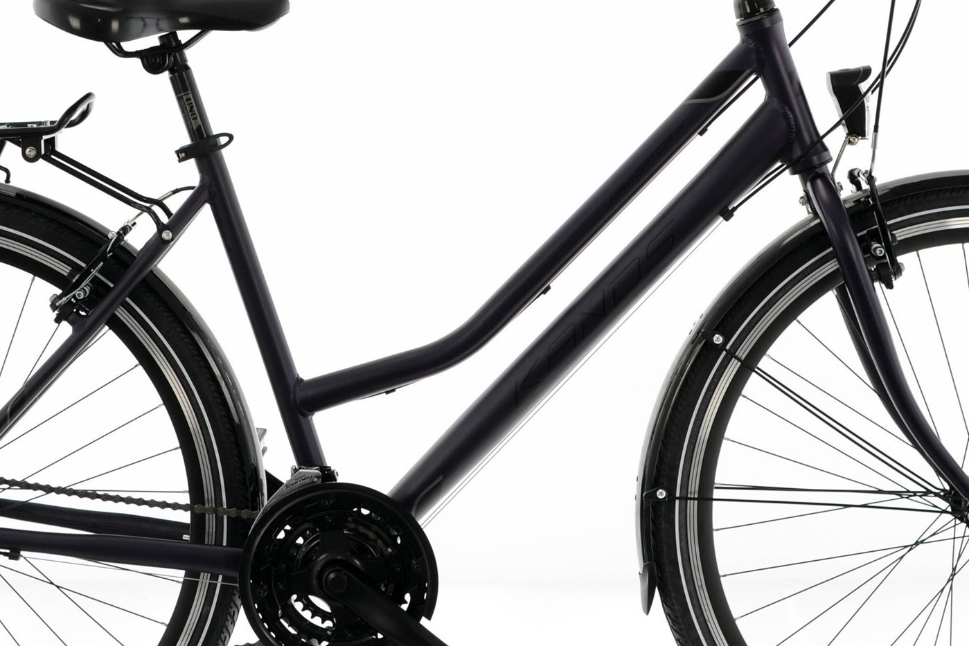 Rower 28" KANDS NAVIGATORX alum. Tourney D 17" fioletowy