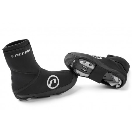 Pokrowce na buty Accent Thermal, neopren, czarne, rozmair M - metka L/XL (42-44)