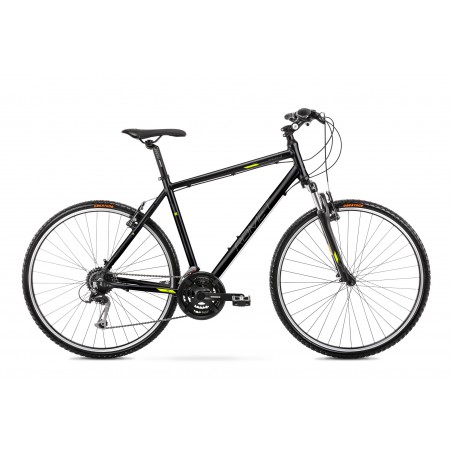 Rower 28 ROMET ORKAN 2 M czarno-limonkowy 21