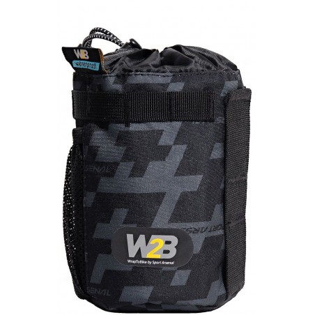 Sakwa na kierownicę Sport Arsenal 626 W2B 1,2L 10x15cm, czarno-szara