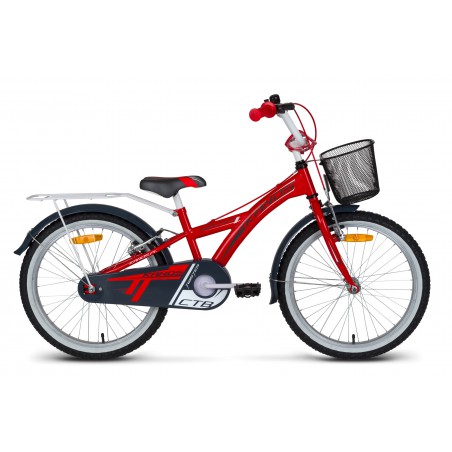 Rower 20 KANDS TWISTER CTB torp. czerwono-grafitowy
