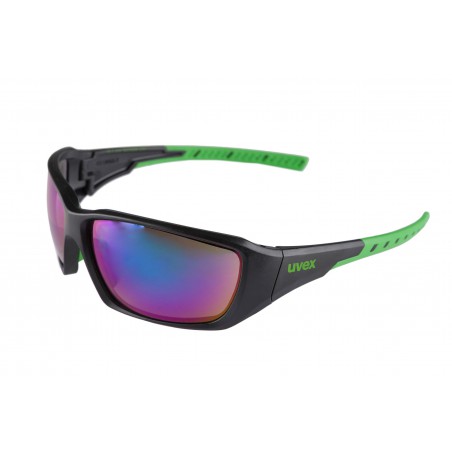Okulary UVEX Sportstyle 219 - czarno-zielone
