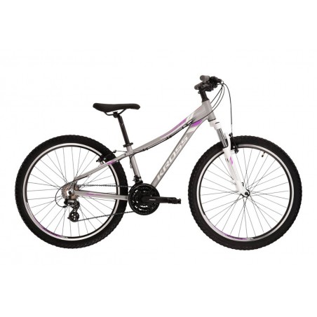 Rower 27,5 KROSS ESPERA 1.1 damski M 17" srebrno-biały mat