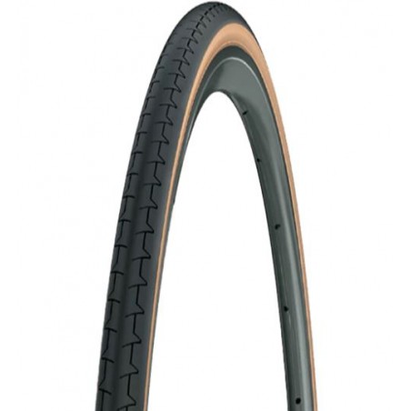 Opona 28 trekkingowa /700 x 25C/ MICHELIN DYNAMIC CLASSIC brązowy bok