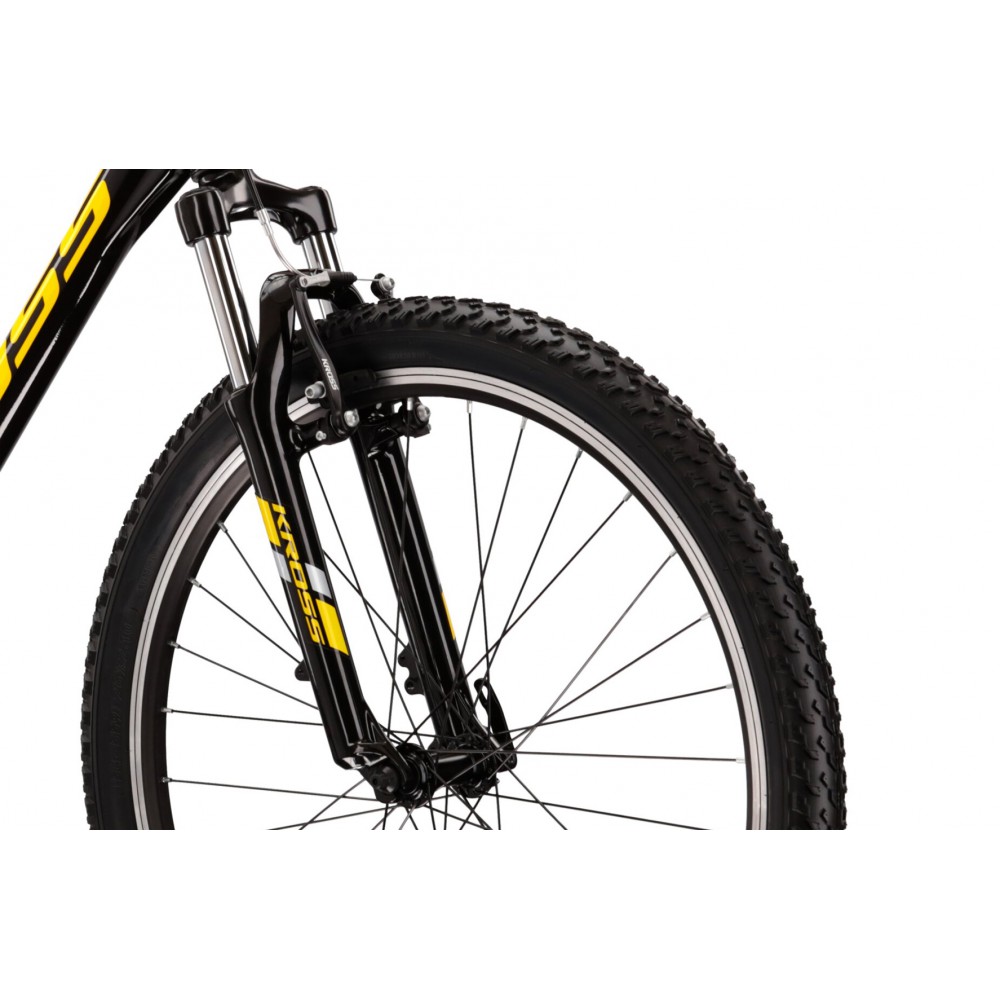 Rower 26 KROSS HEXAGON 1.0 XS czarnożółtyszary poł. 14" 2022