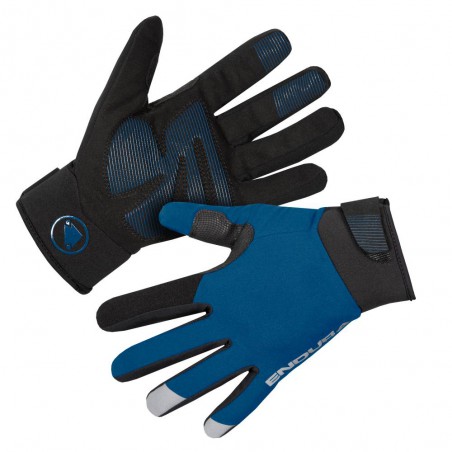 Rękawiczki Endura Strike 2022 (wodoodporne z wkł żelową) niebieskie L