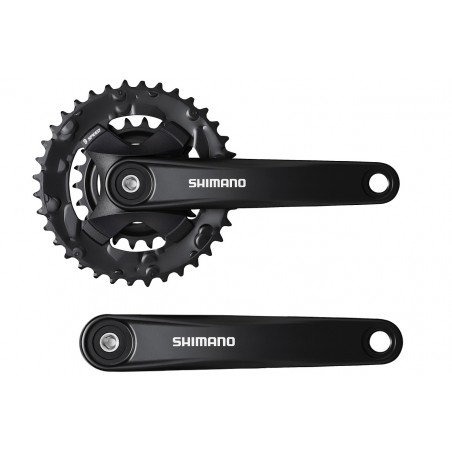 Korba p+l 36x22/170mm SHIMANO FC-MT101-B2 BOOST 9-rz, bez osłony, na kwadr. czarna