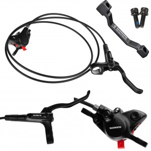 Hamulec tarczowy hydrauliczny przód SHIMANO BL-MT200 750mm + adapter PM 180mm