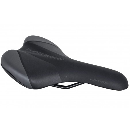 Siodełko MTB KROSS 260x152mm męskie czarne