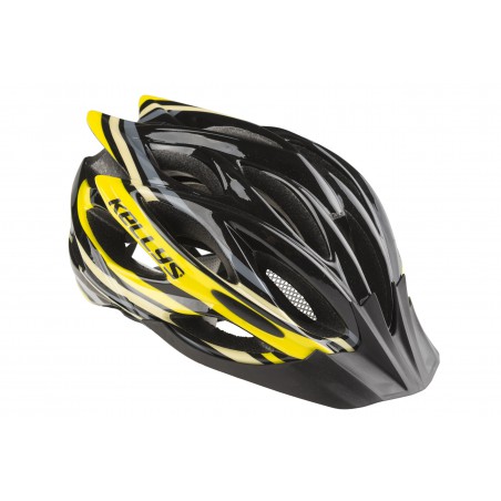 Kask KELLYS DYNAMIC czarno-żółty S/M