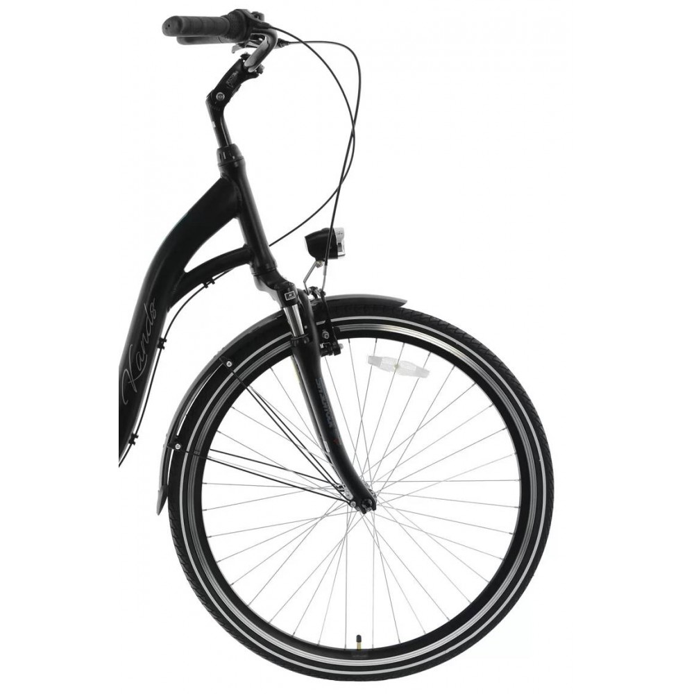 Rower 28 KANDS WENECJA ALUM. amort. NEXUS 3 biegi 19" czarny mat