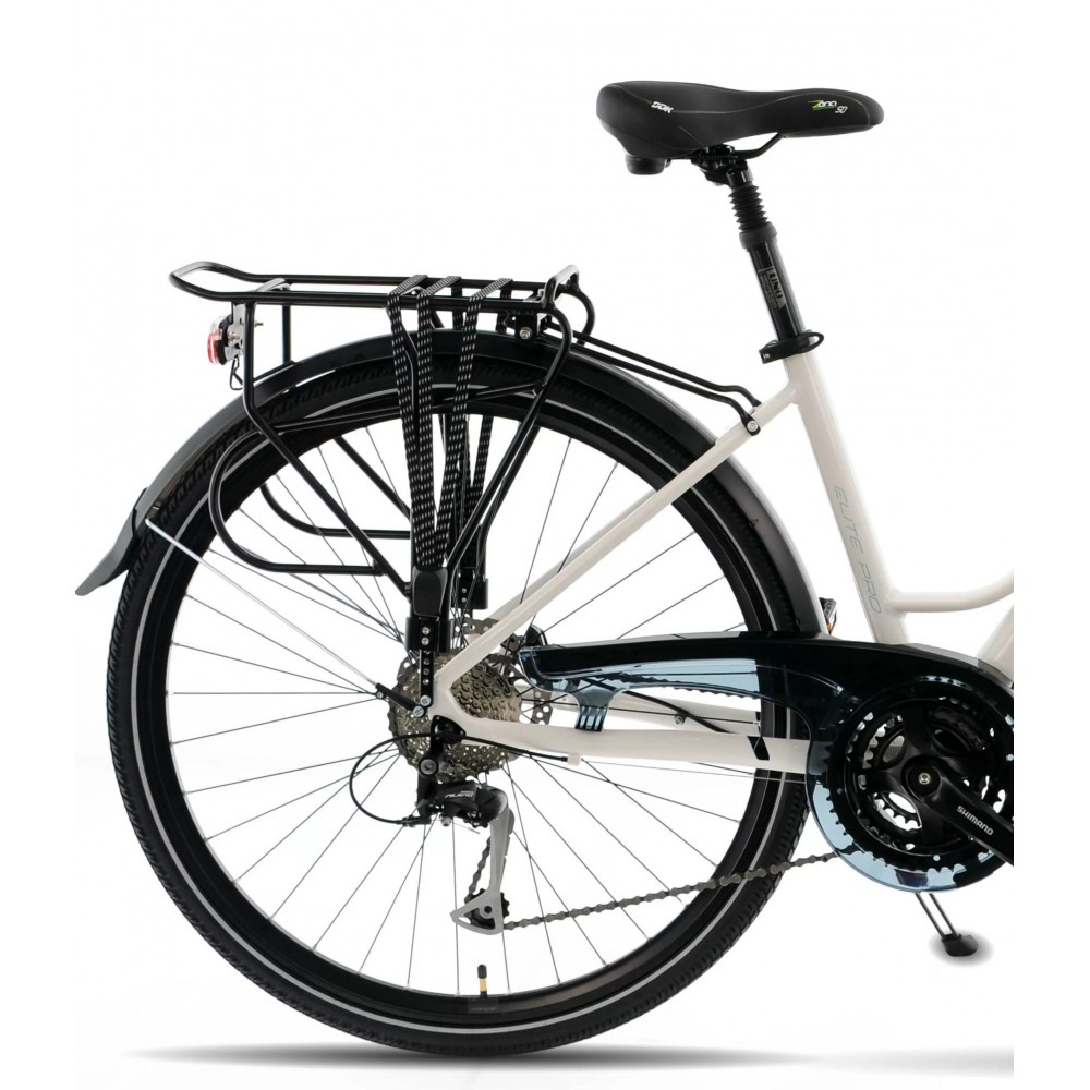 Rower 28" KANDS ELITE PRO 3.0 CTB D ALIVIO 2HThydr. prąd.17" biało