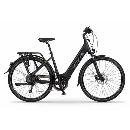Rower elektryczny 28 Ecobike X-Cross damski czarny 19" + bateria LG 17,5 AH