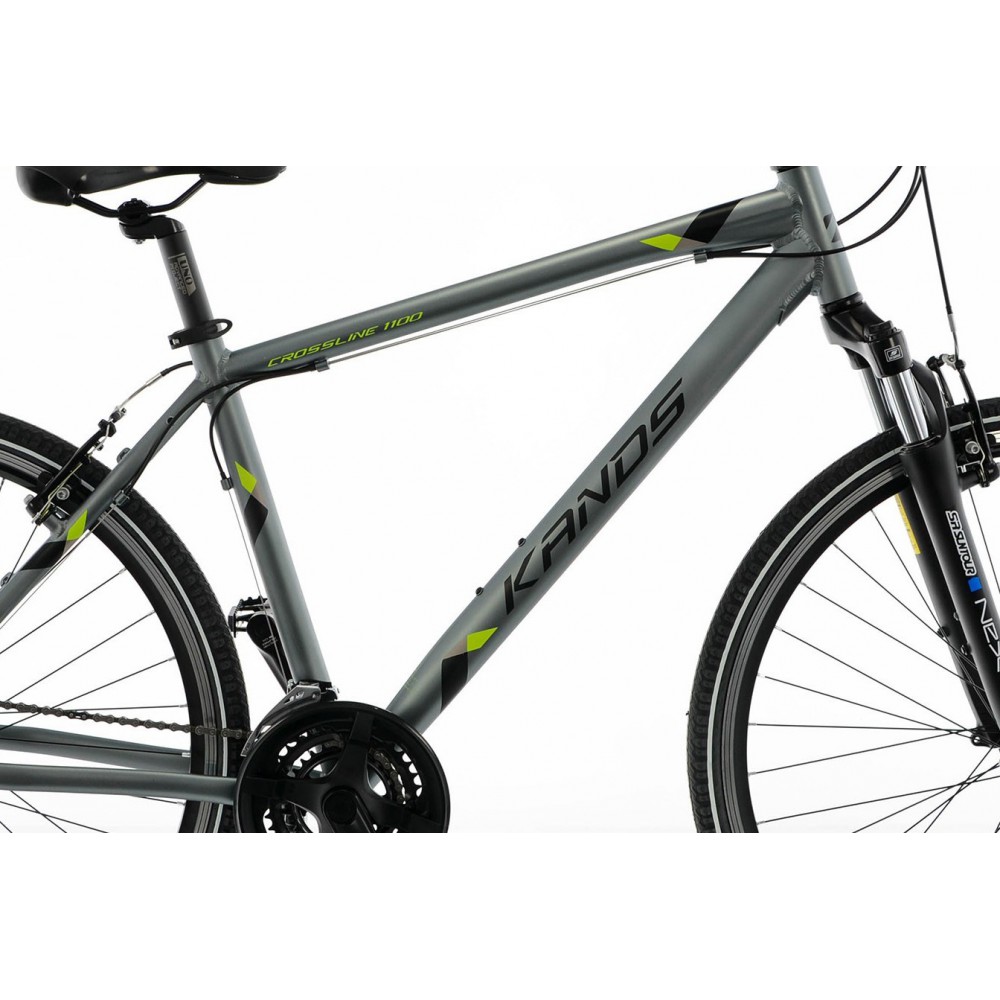 Rower 28 KANDS Cross Line 1100 ACERA M.19" grafitowozielony mat