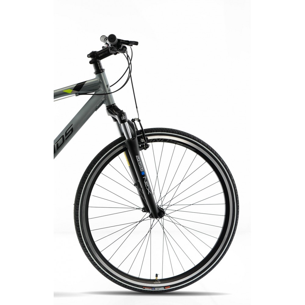 Rower 28 KANDS Cross Line 1100 ACERA M.19" grafitowozielony mat