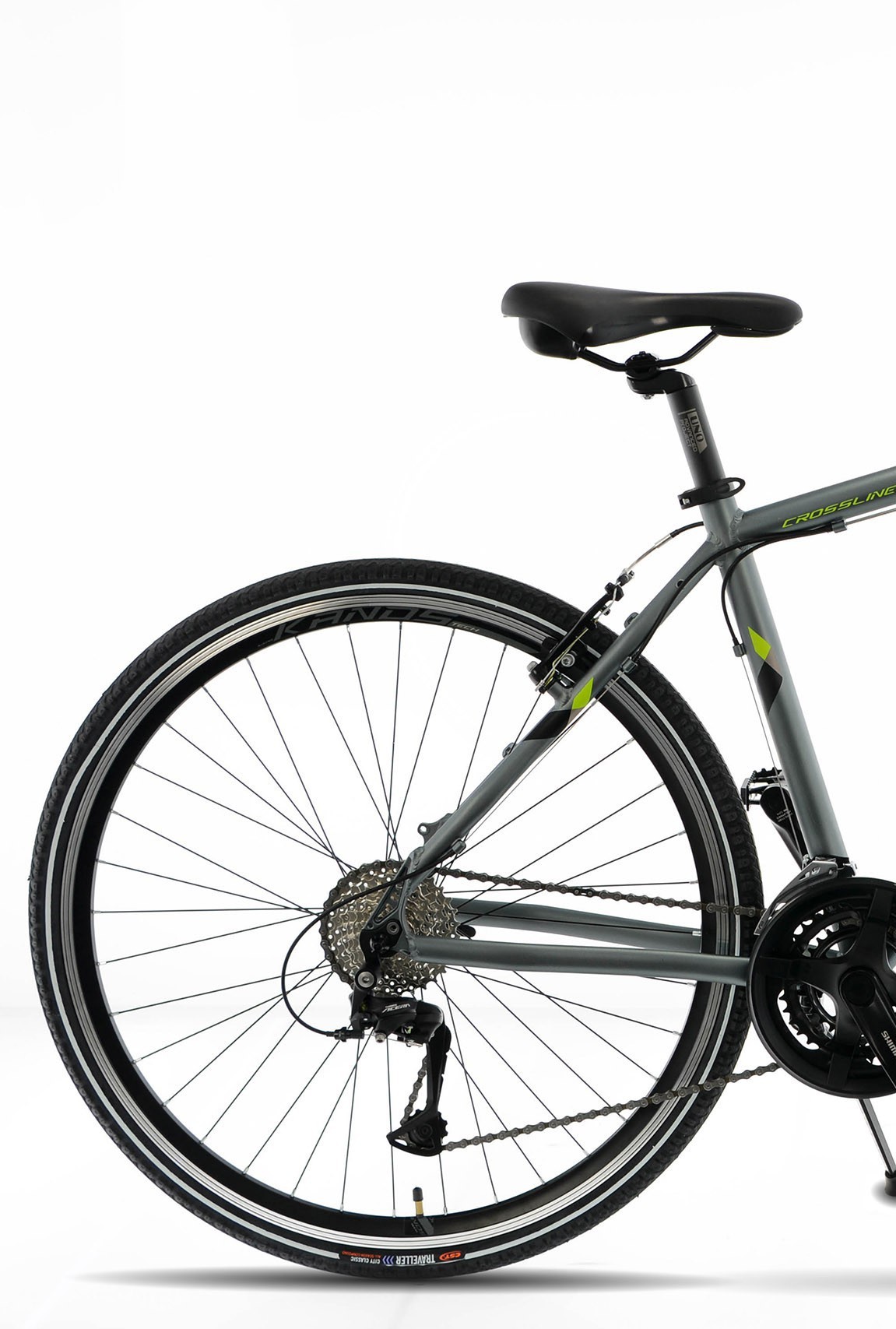 Rower 28 KANDS Cross Line 1100 ACERA M.19" grafitowozielony mat