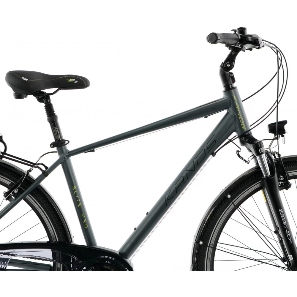 Rower 28" KANDS ELITE PRO V2 Acera męski prądnica 18" grafit mat