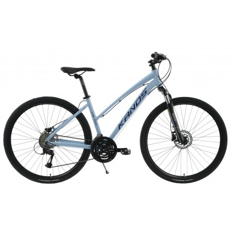 Rower 28 KANDS CRS 1200 cross ACERA 2x HT hydr D. 17" błękitny połysk