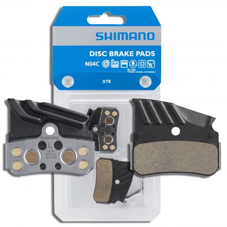 Klocki ham. tarczowego metaliczne N04c-MF  z radiatorem do SHIMANO  BR-M9120, BR-M8120, BR-M7120