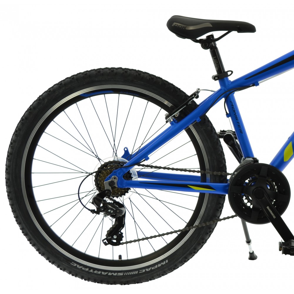 Rower 26 KANDS MONSTER DUAL alum. Toruney 14,5" niebieski mat