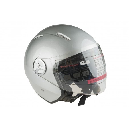Kask motocyklowy H722 NV L srebrny